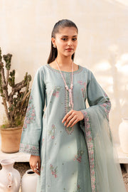 Cora 3Pc - Embroidered Lawn Dress