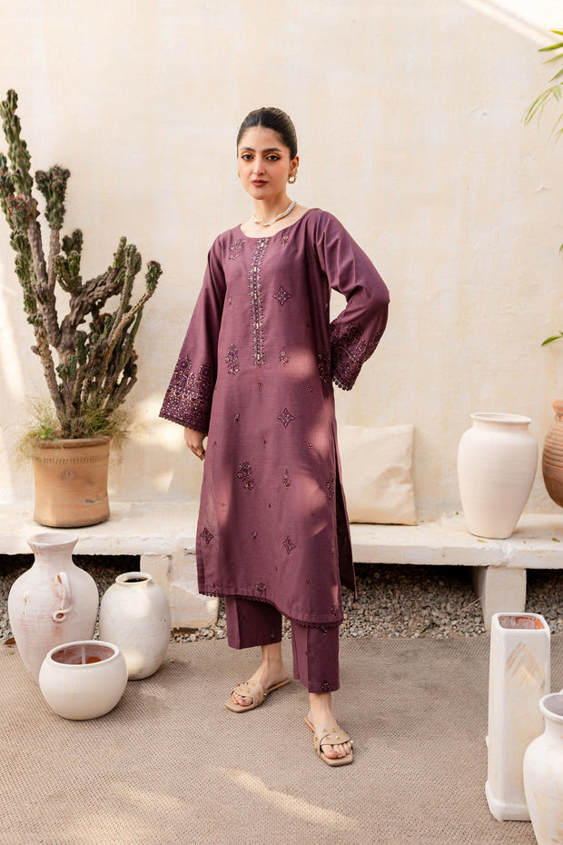 Marina 2Pc - Embroidered Lawn Dress