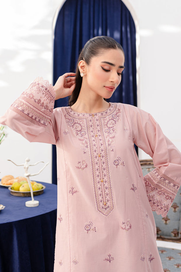 Asher 2Pc - Embroidered Lawn Dress