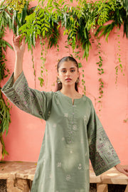 Chippy 2Pc - Embroidered Lawn Dress