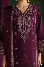 Envoye 3Pc - Embroidered Khaddar Dress