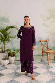 Aroma 2Pc - Embroidered Khaddar Dress