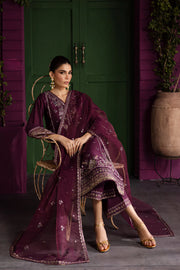 Envoye 3Pc - Embroidered Khaddar Dress
