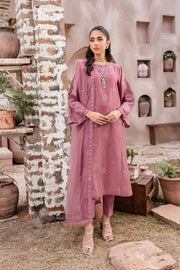 Perry 3Pc - Embroidered Cotton Dress