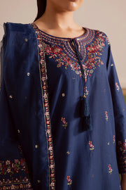 Raisa 3Pc - Embroidered Khaddar Pret
