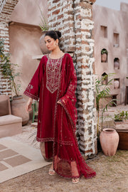 Fiona 3Pc - Embroidered Lawn Dress