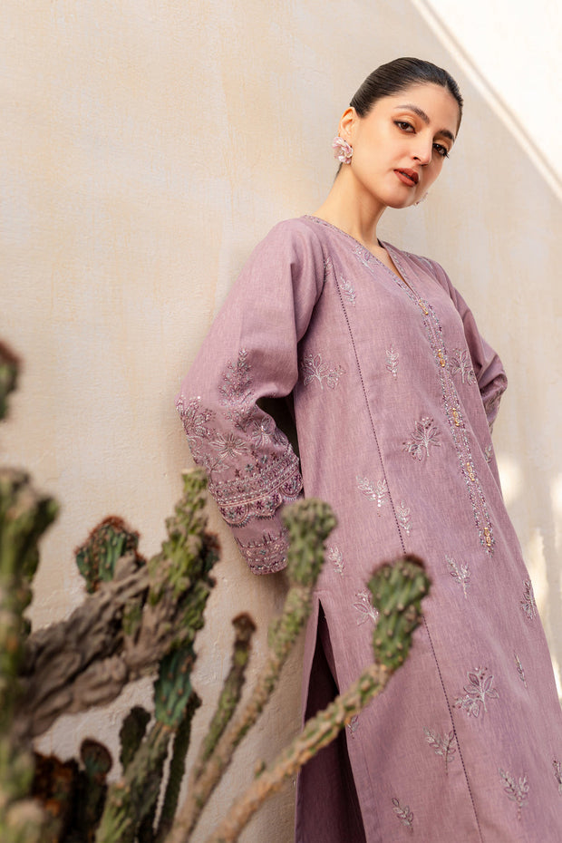 Faro 2Pc - Embroidered Khaddar Dress