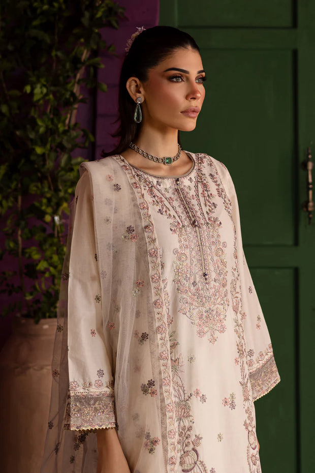 Swan 3pc - Embroidered Khaddar Pret