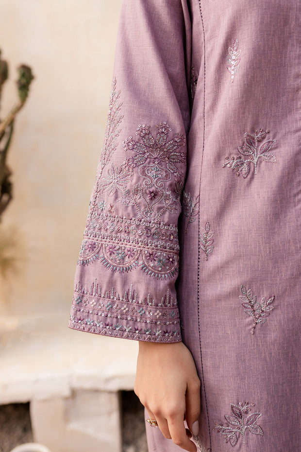 Faro 2Pc - Embroidered Khaddar Dress