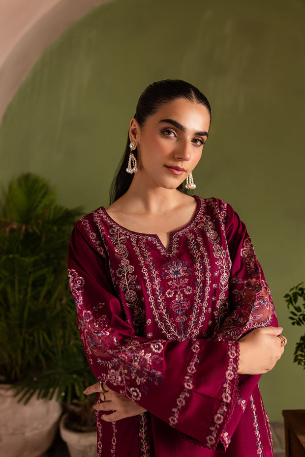 Betty 2Pc - Embroidered Khaddar Dress