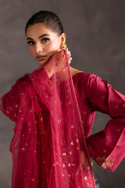 Nimbus 3pc - Embroidered Khaddar Dress