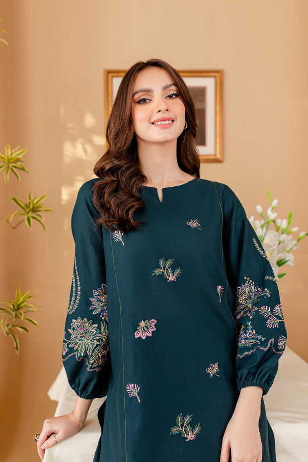 Krysti 2Pc - Embroidered Lawn Dress