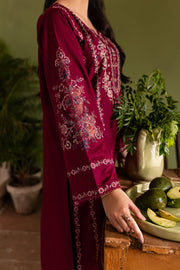 Betty 2Pc - Embroidered Khaddar Dress