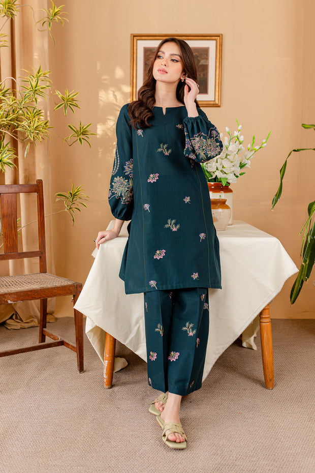 Krysti 2Pc - Embroidered Lawn Dress