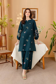 Krysti 2Pc - Embroidered Lawn Dress