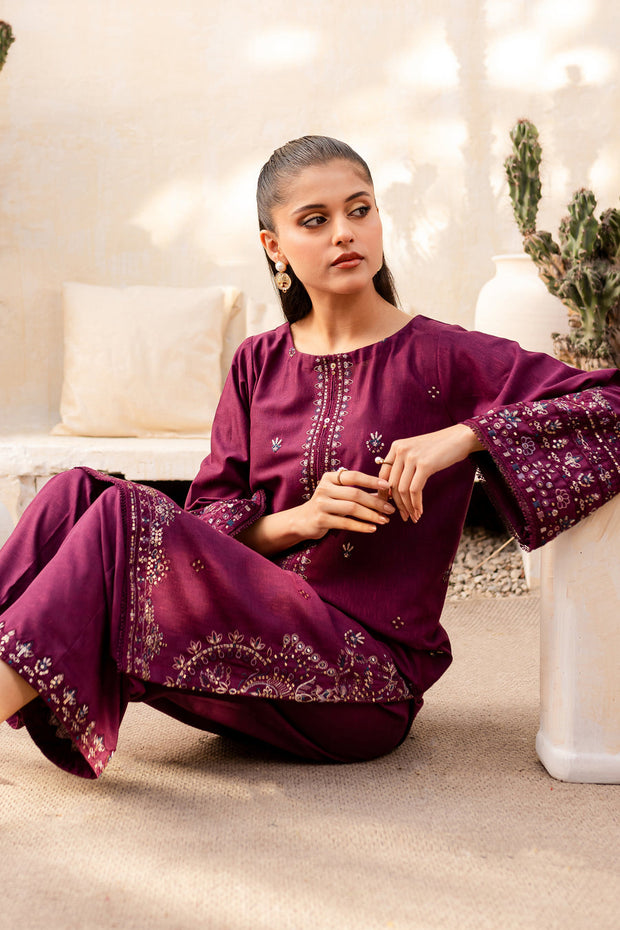 Paxton 2Pc - Embroidered Lawn Dress