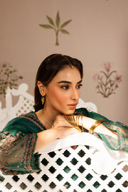 Gulmeena 3Pc- Embroidered Khaddar Dress