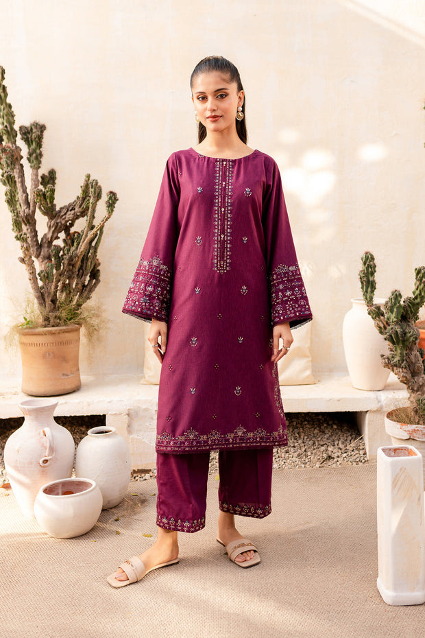 Paxton 2Pc - Embroidered Lawn Dress