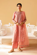 Pink Glam 3pc - Embroidered khaddar Pret