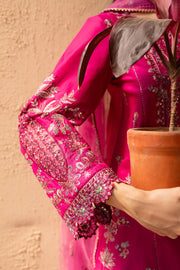 Dastak 3Pc - Embroidered Solid Dress