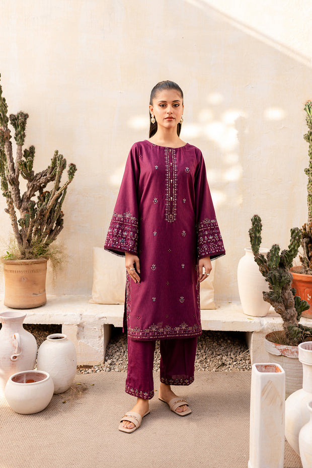 Paxton 2Pc - Embroidered Lawn Dress