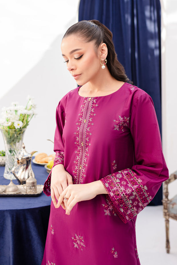 Pernia 2Pc - Embroidered Lawn Dress