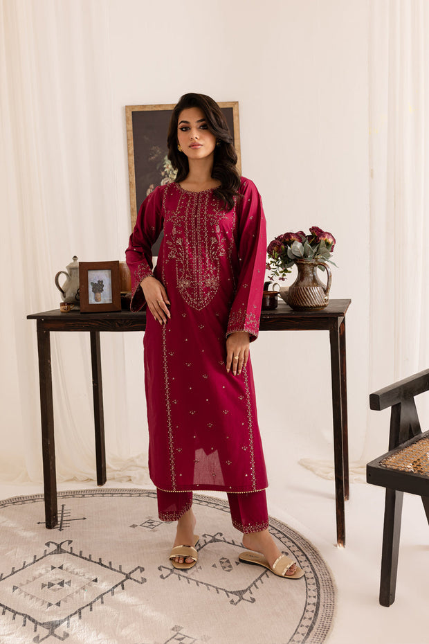 Coco 2Pc B2 - Embroidered Lawn Dress