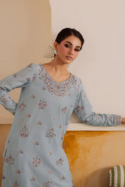 Badal 2Pc - Embroidered khaddar Pret