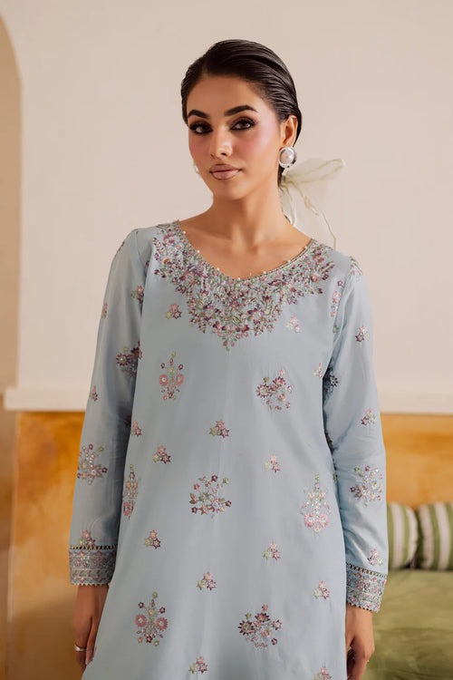 Badal 2Pc - Embroidered khaddar Pret