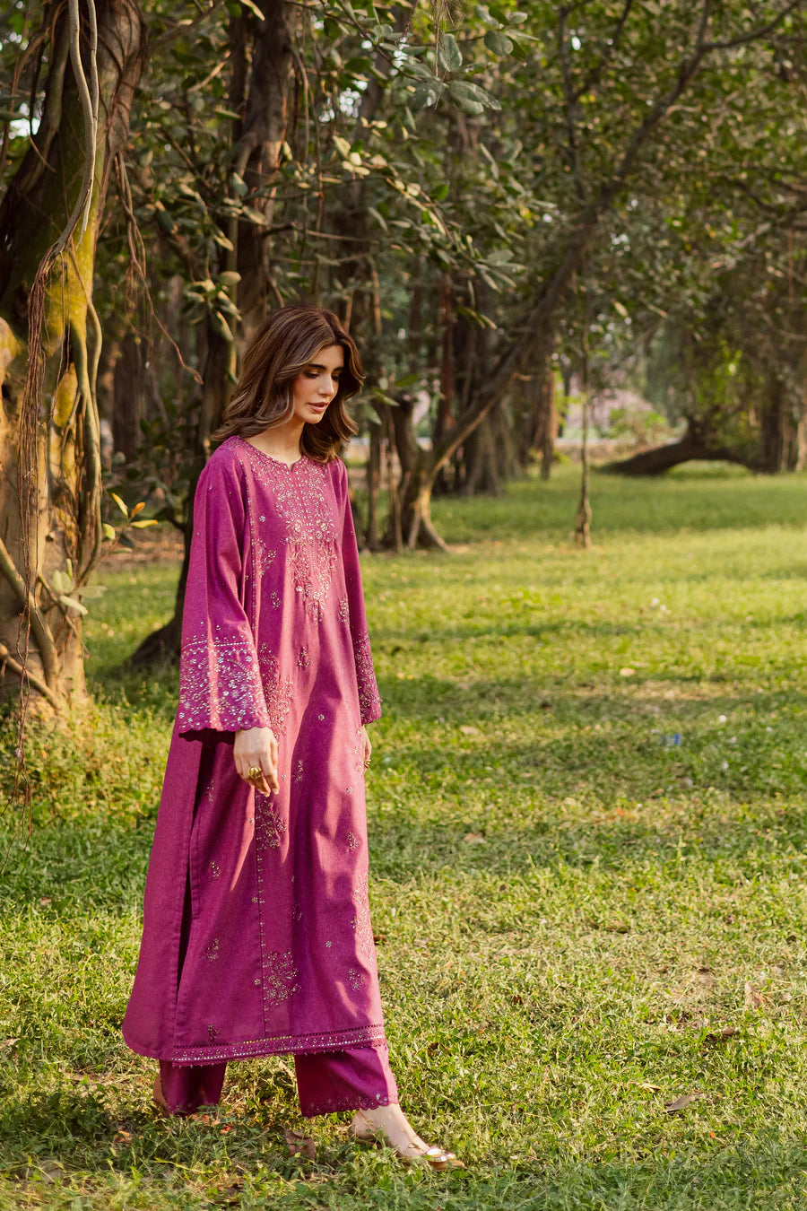 Eyter 2Pc - Embroidered Lawn Dress