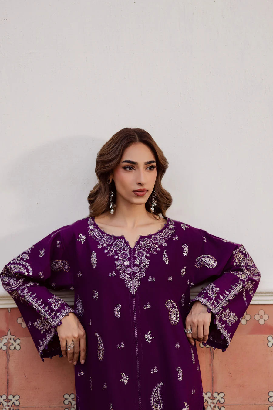 Fave 2Pc - Embroidered Lawn Dress