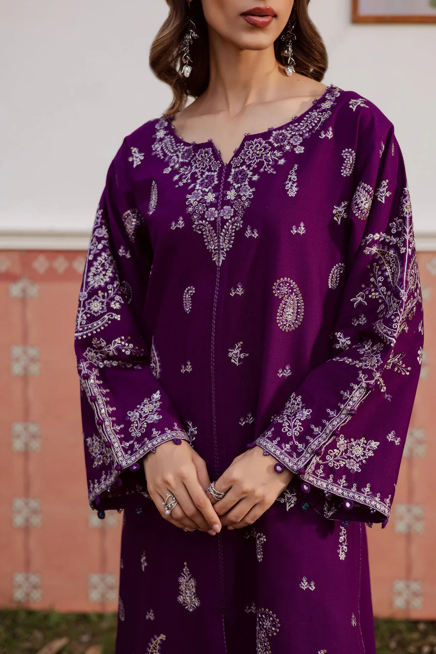 Fave 2Pc - Embroidered Lawn Dress