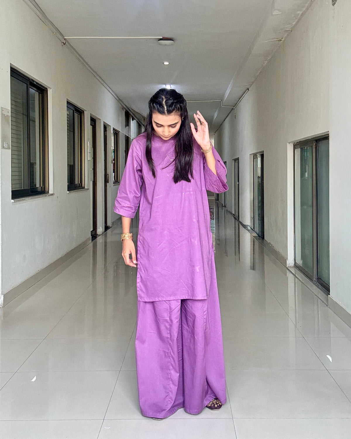 Nysa 2pc Soild dress