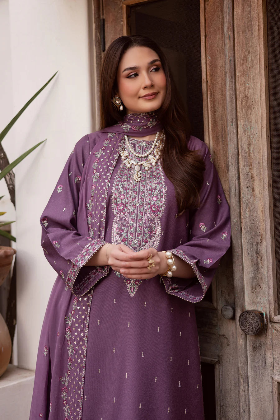 Neha 3Pc - Embroidered Lawn dress